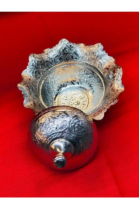 başkent gümüş ve hediyelik Metal Döküm Büyük Boy Şekerlik Lokumluk+hediyeli