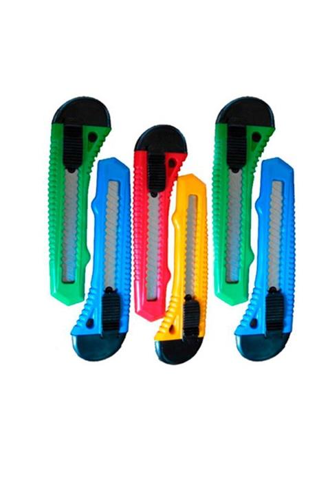 Bilge Hatun 6 Adet Plastik Maket Bıçağı Falçata Geniş Büyük Boy