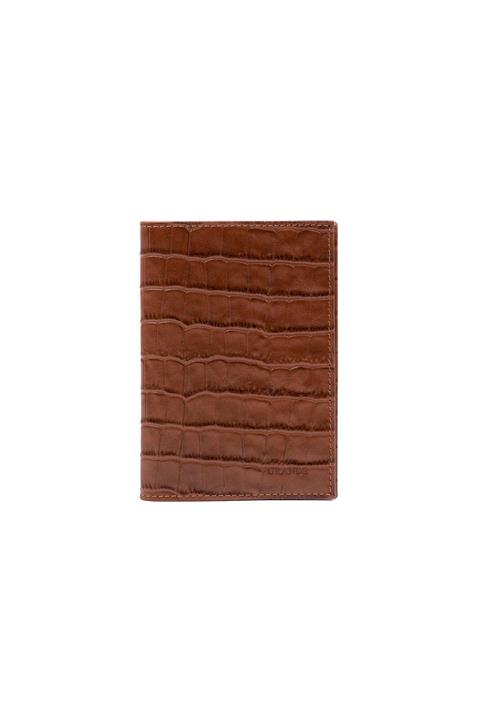 Grande 753 Deri Pasaportluk Kroko Taba