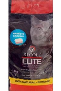 RECOLL Petelite'den 5 Lt Elite Marsilya Sabunlu Doğal Bentonit Kedi Kumu