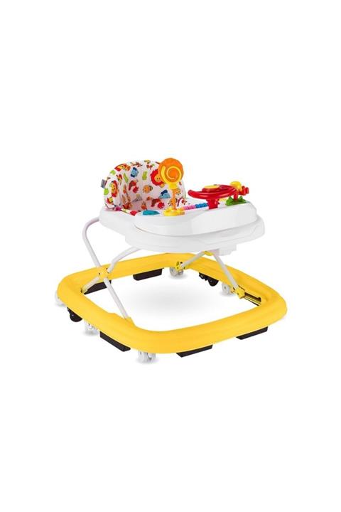 BabyHope Lüks Oyuncaklı Yürüteç Sarı