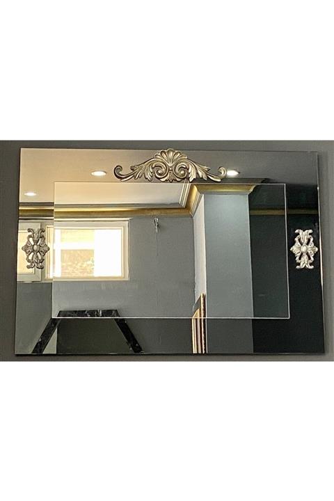 Diamond Mobilya Ayna Dikdörtgen Gümüş Varaklı Ayna