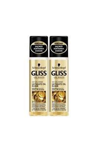 Gliss Ultımate Oıl Elıxır Sıvı Saç Kremi 200 ml x 2 Paket