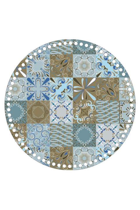 saray lazer Toptan Uv Baskılı Ahşap Taban Model 26 - 30x30 - 24 Adet