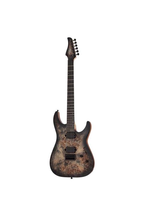 Schecter C-6 Pro Elektro Gitar (Charcoal Burst)