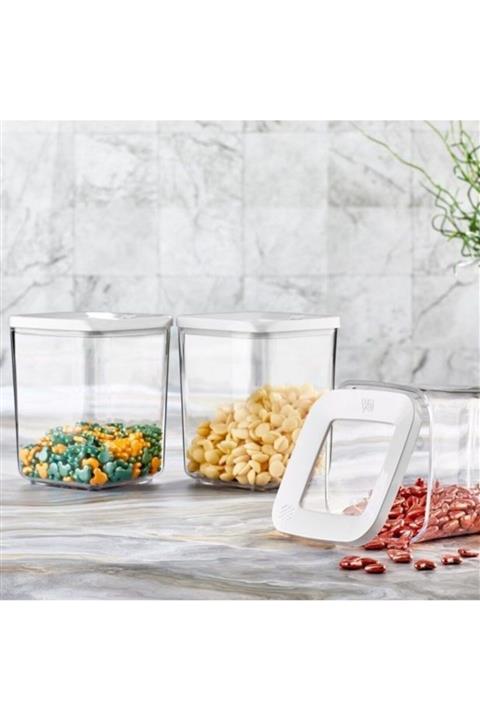 VİP AHMET Vipahmet Kare Saklama Kabı 3'lü 900ml