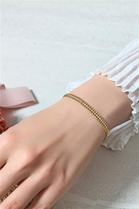 Altınkesesi Altın Italyan Zincir Bileklik