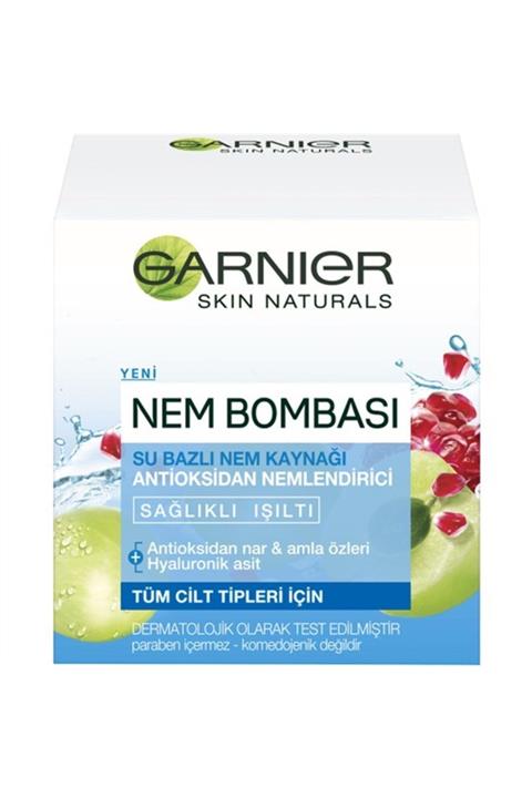 Garnier Nem Bombası Su Bazlı Nem Kaynağı Antioksidan Nemlendirici 50ml