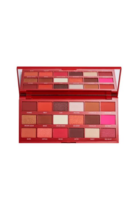 I HEART REVOLUTION Vegan Far Paleti - 18 Farklı Renk Preslenmiş Pigment Çikolata Paleti