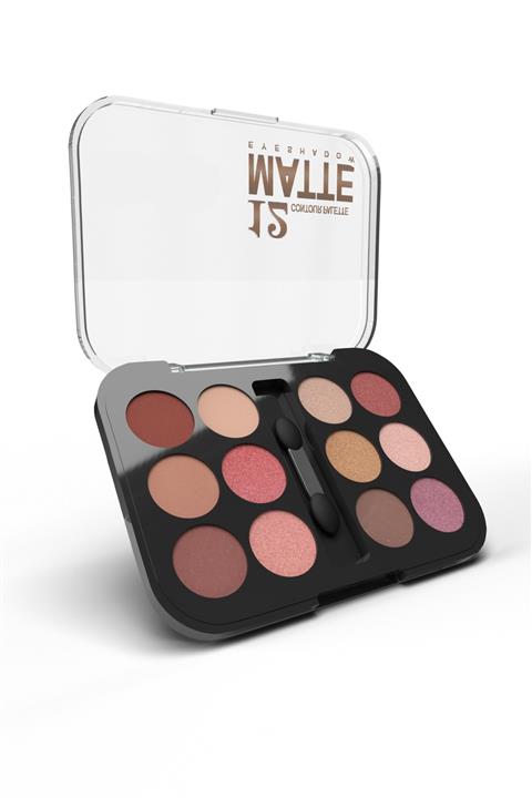 Sildne Mt 12'li Matte Far Paleti 03 (ORTASI APLİKATÖR)