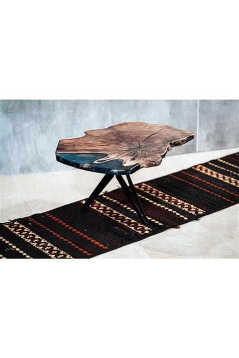 MACart Designo Macart Debora - Epoksili Ceviz Ağacı Sehpa - Ct-016