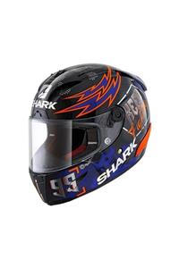 SHARK KASK Siyah Kırmızı Mavi Race-r Pro Replica Lorenzo Catalunya Gp Kask 2019