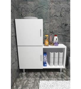 Moonlife 2 Kapaklı L Çok Amaçlı Banyo Dolabı Beyaz