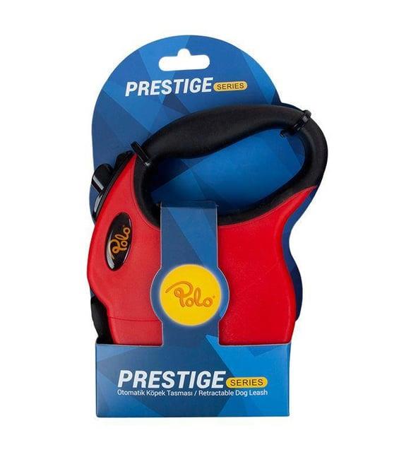 Polo Prestige Flexi Kırmızı Otomatik Köpek Tasma Xs 3m/8kg