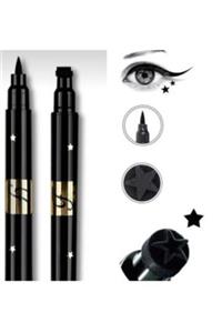 Deep Passion Siyah Desenli Çift Uçlu Yıldız Eyeliner