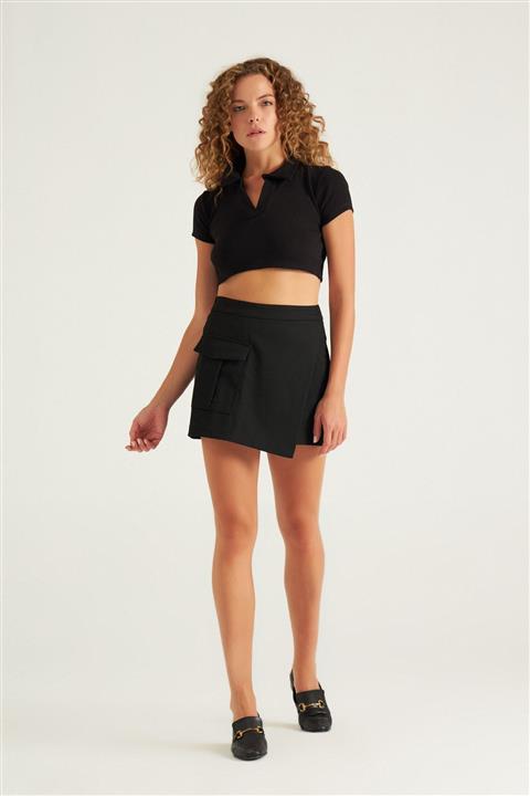 Mathilda By Çiğdem Bilici Siyah Şort Etek