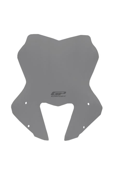 GP KOMPOZİT Yamaha Mt-09 2017 Uyumlu Ön Cam Füme 32 Cm