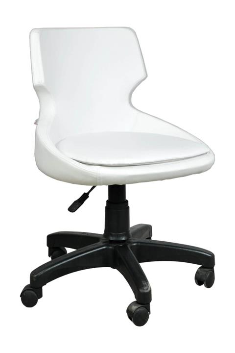 Bürocci Zaga Plastik Ayaklı Çalışma Koltuğu Beyaz