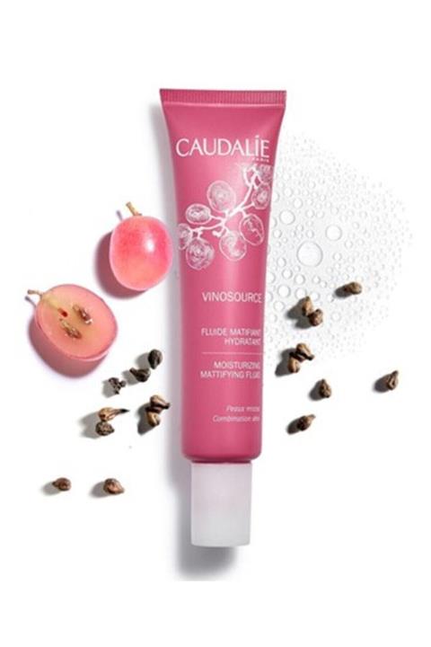 Caudalie Vinosource Fluide Matifiant Hydratant 40ml - Matlaştırıcı Etkili Nemlendirici Bakım Kremi