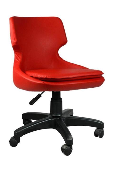 Bürocci Zaga Plastik Ayaklı Çalışma Koltuğu Kırmızı