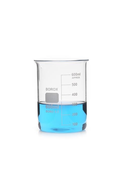 Borox Cam Beher Dereceli 600 Ml - Kısa Form
