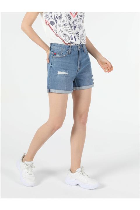 Colin's Denim Regular Fit Yüksek Bel Denim Kadın Şort