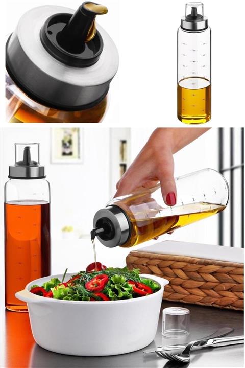 HOMENIVA Cambu Damlatmaz 2'li Cam Yağlık 2x500 ml