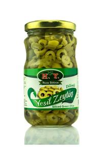 H.Y. ZEYTİN H.y. Yeşil Dilimli Zeytin (200gr)(cam Kavanoz)