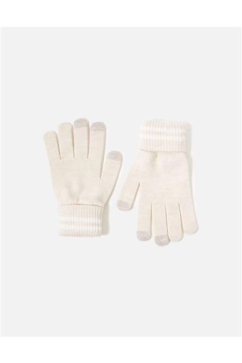 Accessorize Varsity Şerit Dokunmatik Eldiven