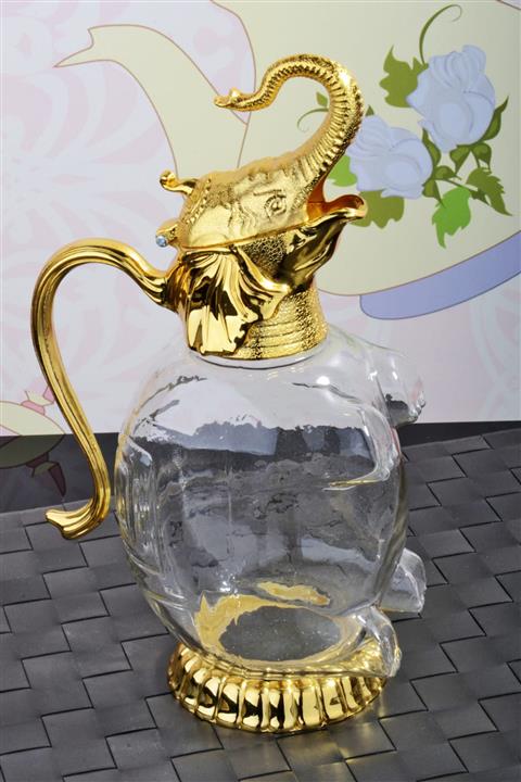 Kitchen Life Fil Şeklinde Lüx Altın Sürahi