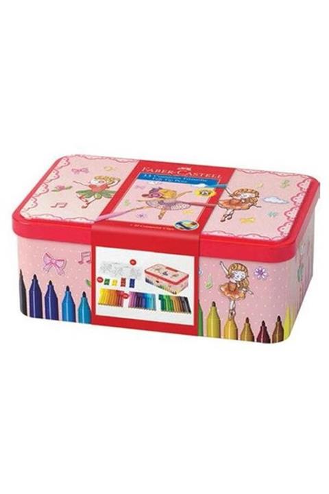 Faber Castell 33 Renk Eğlenceli Keçeli Boya Kalemi Kutu 155534