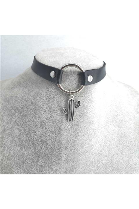 Fugusugu Lonely Cactus Choker (tasma)