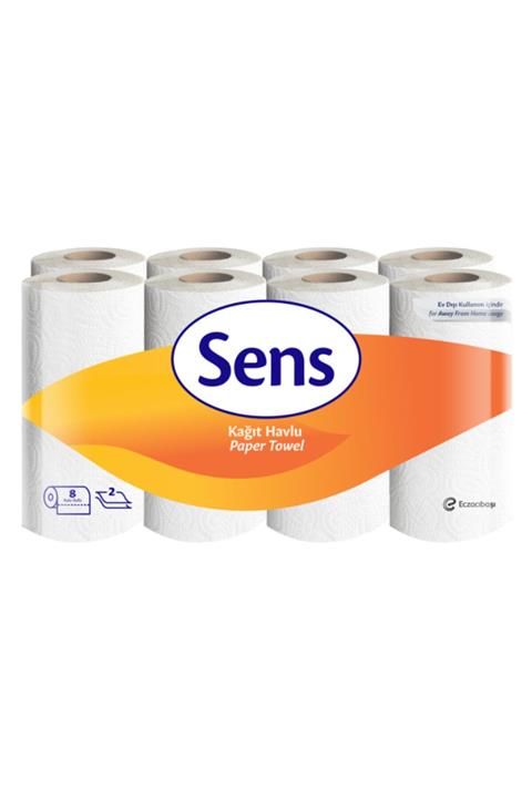 Sens Rulo Havlu 8li 2 Katlı Eczacıbaşı