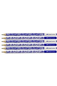 FaberCastell Yayınları Faber Floral Yuvarlak Kurşun Kalem 6 Lı Paket (5244119240)