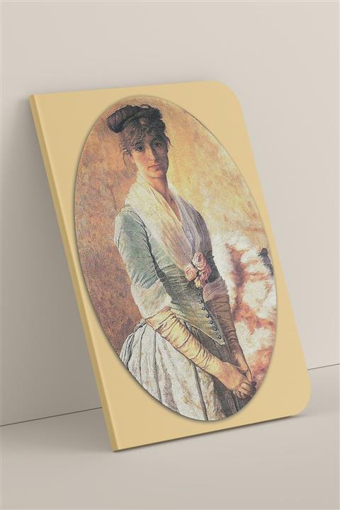 retronote Osman Hamdi Bey Defter 3 Naile Hanım, 1907 Çizgisiz 64 Sayfa 10,5x14cm