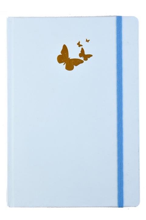 Anka Color Sert Kapak Lastikli Noktalı Defter 80gr 17x24