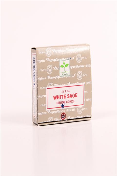 satya White Sage (adaçayı) Aromalı Konik Tütsü