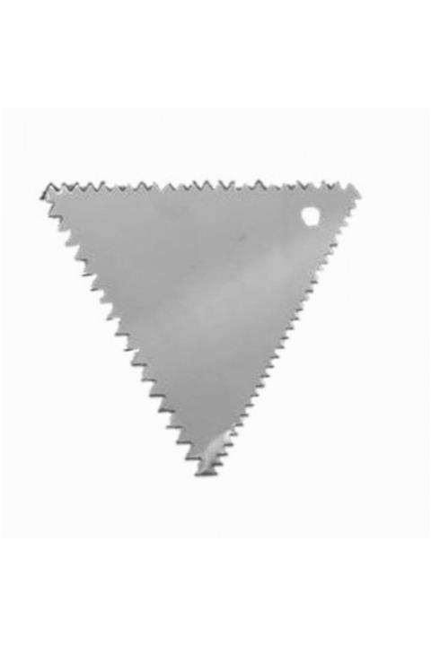 NO NAME Metal Pasta Tarağı Üçgen