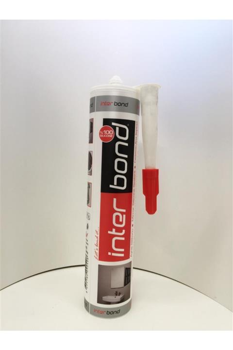INTERBOND Şeffaf Silikon+ Silikon Ucu