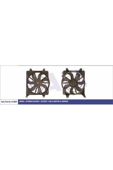 ÖZGÜÇYEDEK Radyator Fanı Komple Accent 1994 2000