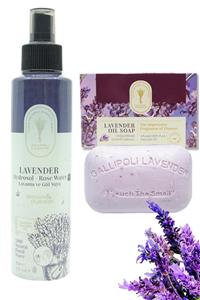 Gallipoli Lavender Leke Giderici Siyah Nokta Temizleyici Lavanta 150 Ml Hidrosol + Lavanta Sabunu Sivilce Akne Giderici