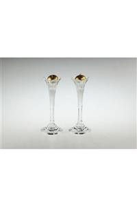 CRISTAL D'ARQUES Ancel Cristal D'arques Granville 2'li Şamdan 9*23 cm
