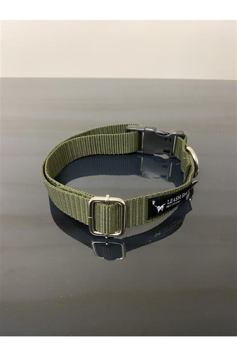 Leash Shop Köpek Boyunluk Haki Xl Beden (45-60) Cm