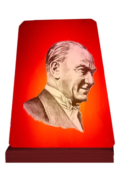 Sur Tuz Lamba Atatürk Baskılı Plaket Tuz Lamba