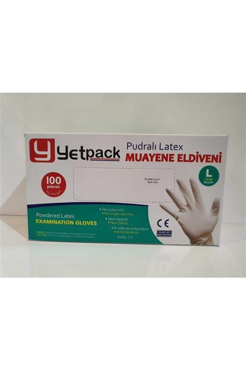 Ses Temizlik Yetpack Pudralı Latex (l)