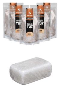 Doğaltuz Bundle Set - Himalaya Tuzu Ince Tip (5x1000gr) + Hediye Tuz Sabunu 1 Adet - Doğal Tuz