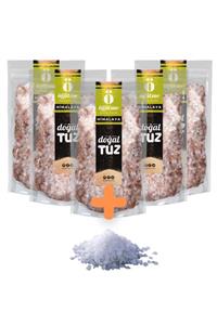 Doğaltuz Bundle Set - Himalaya Tuzu Kristal Tip (5x1000gr) + Hediye 1 Kg Ayak Bakım Tuzu - Doğal Tuz