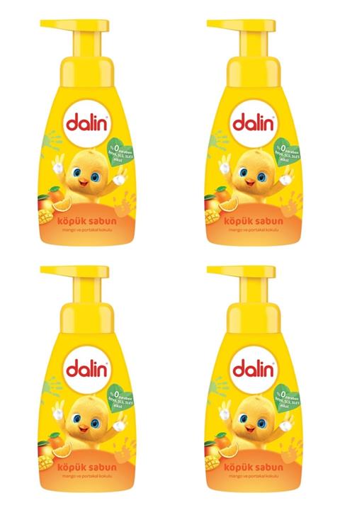 Dalin Köpük Sabun Mango ve Portakal Kokulu 200 ml 4 Adet