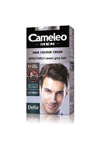 CAMELEO Men Saç Ve Sakal Boyası 5.0 Açık Kahve