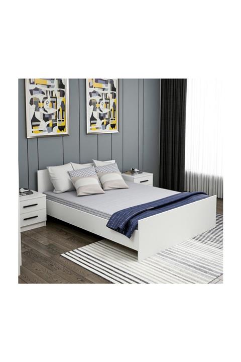 Minar Kale Çift Kişilik KaryolaBeyaz